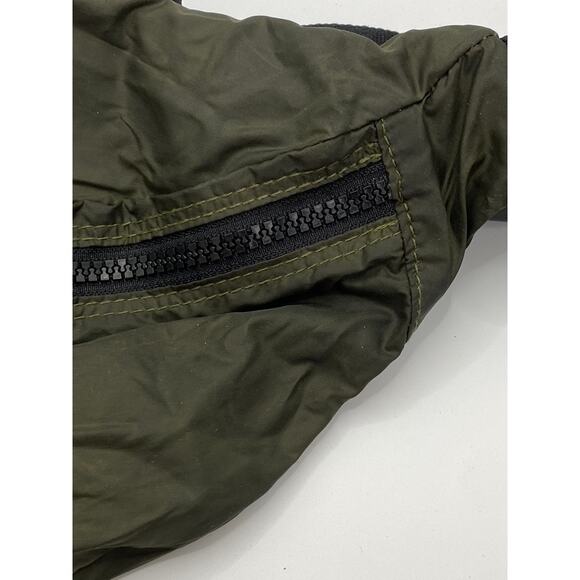 H&M Unisex Adult Dark Green Lightweight Adjustable Strap Belt Bag SZ OS - Picture 3 of 9